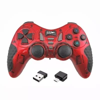 2 4g wireless controller for ps3 android tablet phone pc smart tv box gaming joystick joypad with burst function micro usb otg