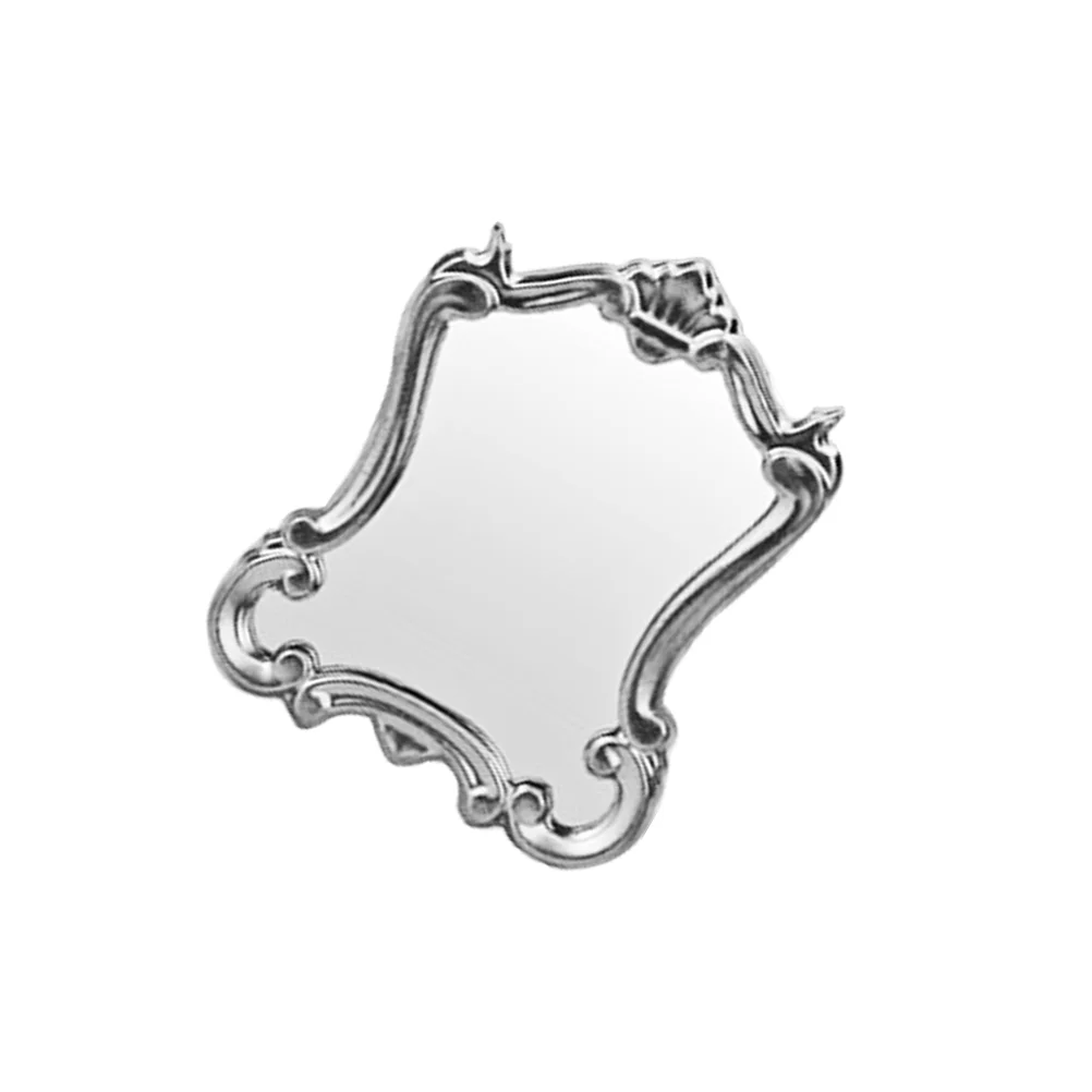 

Miniature Vintage Mirror House Prop Makeup Dressing Model Furniture European