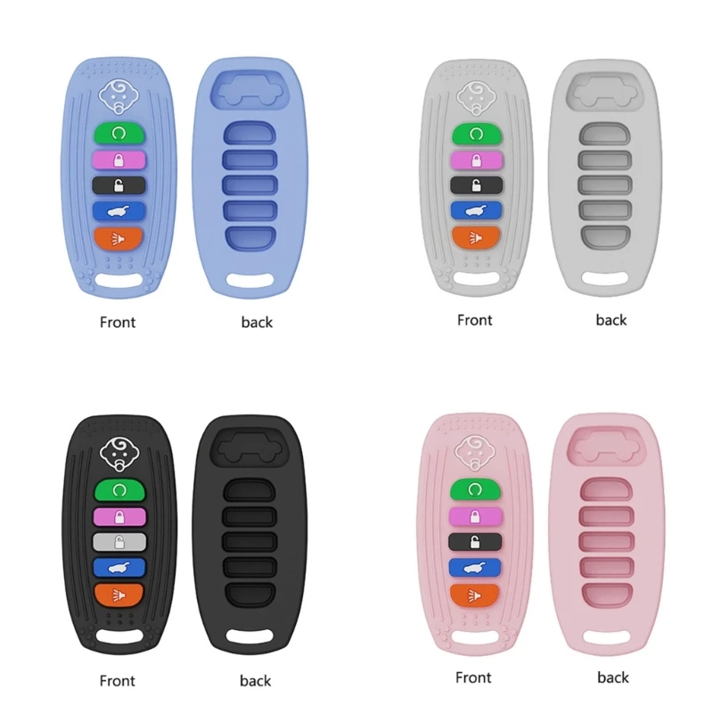 

67JC силиконовая игрушка для прорезывания зубов в форме ключа для детей 3 месяца и вверх, игрушка для прорезывания зубов в подарок