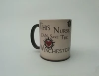 supernatural mugs nurse mugs this nurse can save the winchesters mugs nurse gifts coffee mug tea cups heat changing color mugs