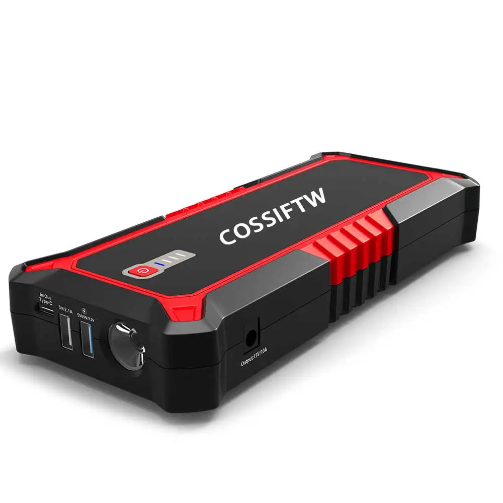 COSSIFTW ump стартер Power Bank 1500A портативный автомобильный аккумулятор для 12 В аварийный