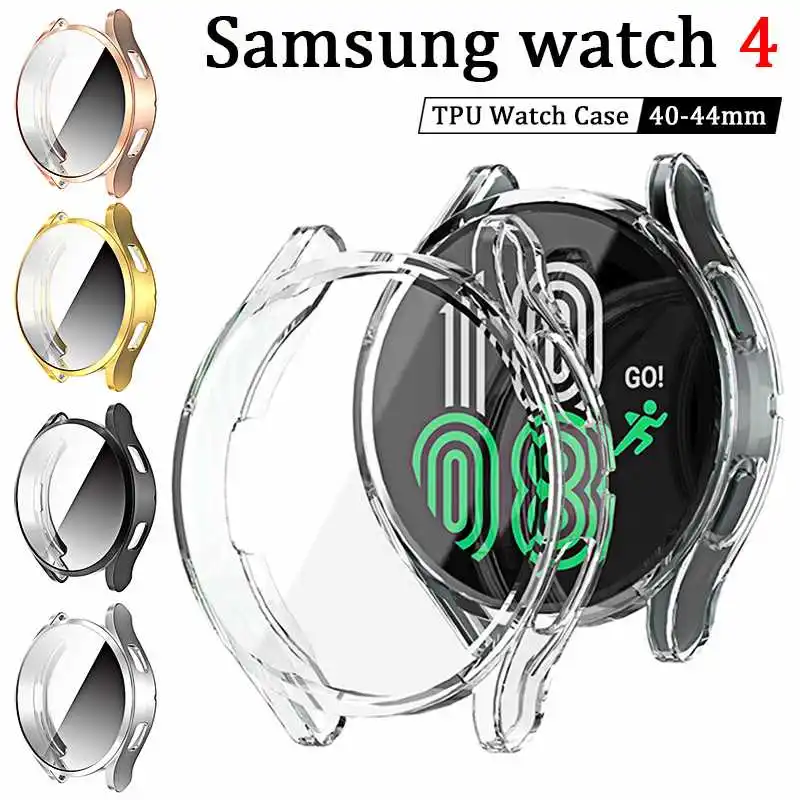 

YouYaeMi Watch TPU Case For Samsung Galaxy Watch 4 40MM 44MM Watch Case Cover