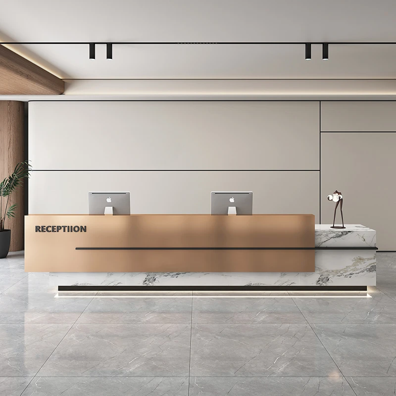 Эстетическая мебель для ресепшн современный роскошный парикмахерский стол