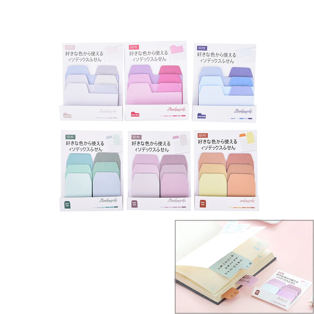 

1 Set Memo Pads Sticky Notes Kawaii Cute Colorful Paper memo Daliy Scrapbooking Stickers Office School Stationery Bookmark