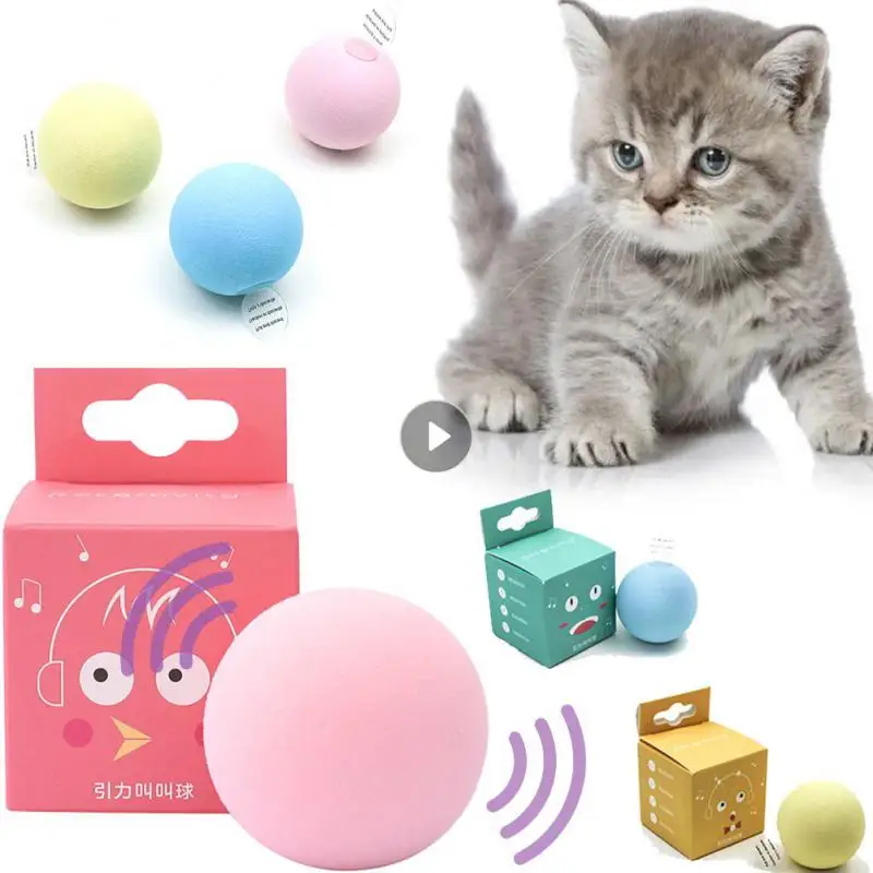

Interactive Ball Cat Outdoor Training Wool Ball Toys Bird Frog Insect Sounds Non-toxic Fun Kitten Sing Ball Pet Squeaky Supplies