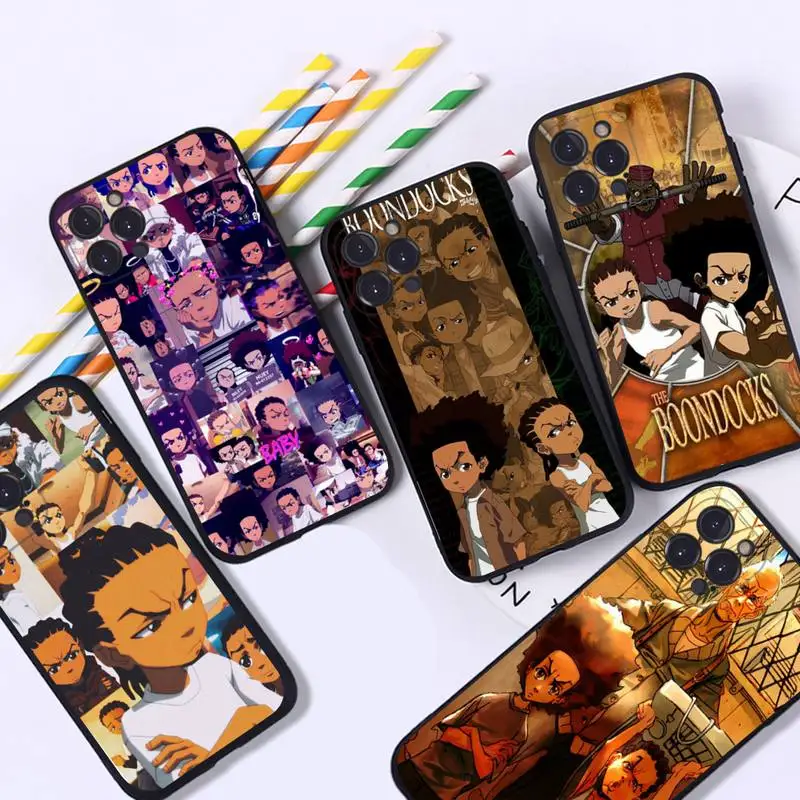 

Huey Freeman Boondocks Phone Case Silicone Soft for iphone 14 13 12 11 Pro Mini XS MAX 8 7 6 Plus X XS XR Cover