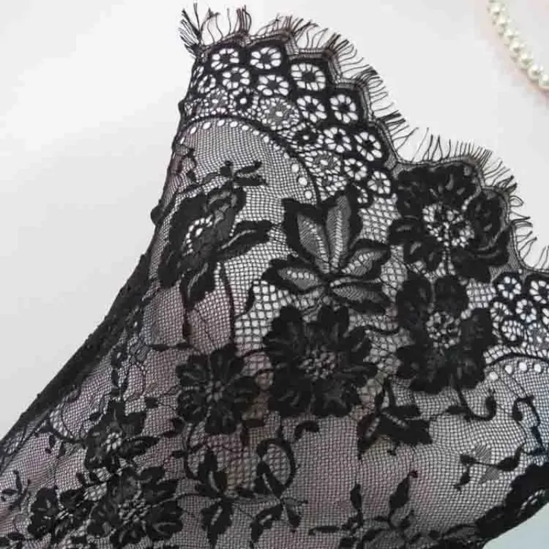 150 х 300 см вуаль для ресниц черно-белая легкая кружевная ткань