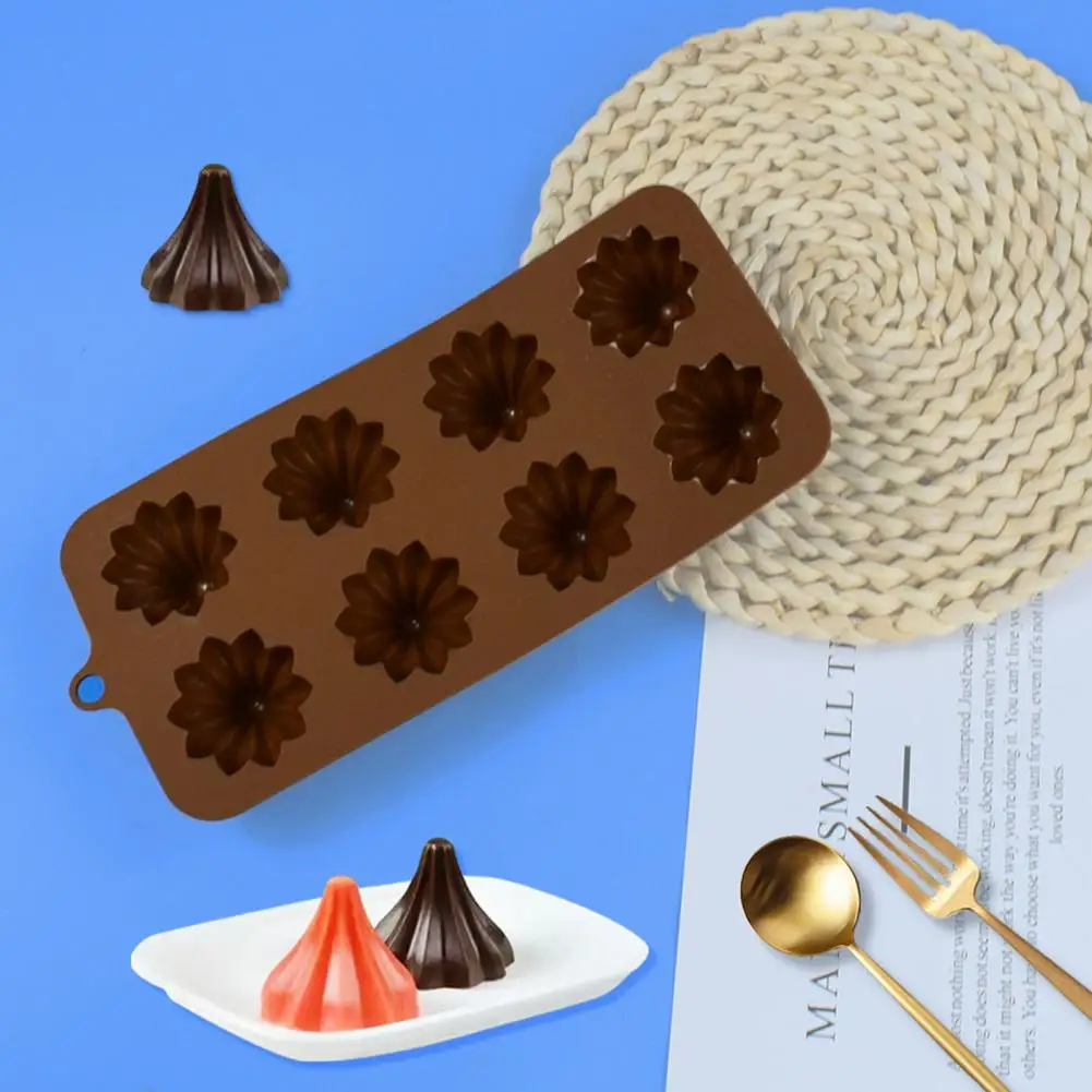 

Practical Chocolate Mold Lightweight Cake Mold Non Stick Eight Cavity Baking Tool Mode Making Chocolate