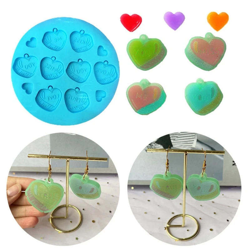 Силиконовые формы для брелков подвесные DIY конфет ручная работа гаджеты День