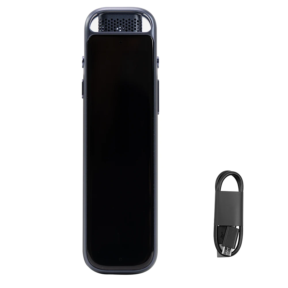 Фото iFLYTEK P1 Pro AI-рекордер с 3,2-дюймовым сенсорным экраном, записью и воспроизведением, помощник для совещаний, транскрибация и перевод в реальном времени, микрофон №2
