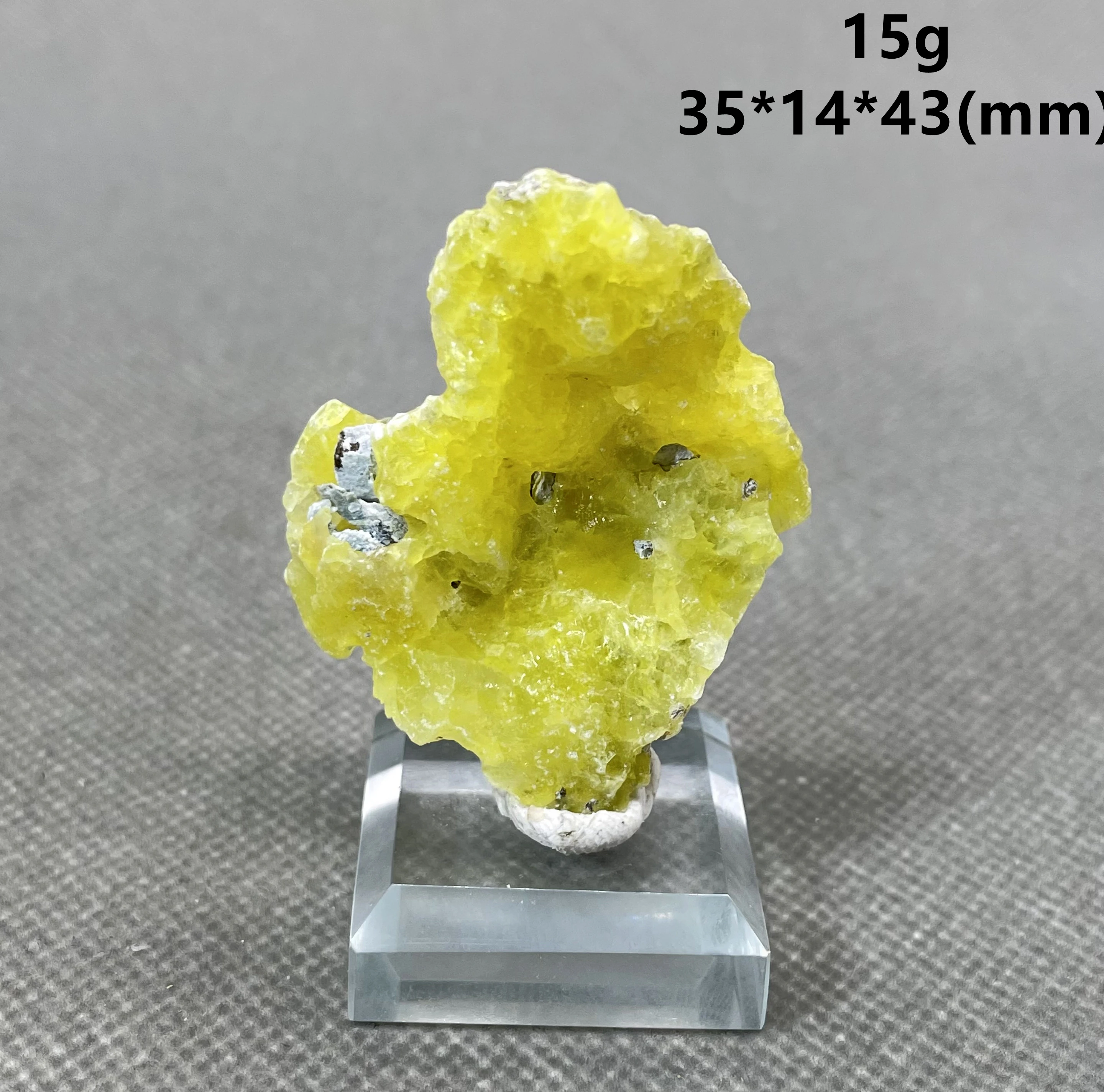 

NEW! 100% Natural Pakistan yellow Brucite Mineral specimen stones and crystals healing crystals quartz