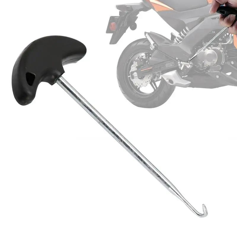 

Инструмент для выхлопной пружины, съемник пружины из нержавеющей стали для мотоцикла с наклоном на 30 градусов, эргономичные крючки, инструмент для мотоциклетных пружин