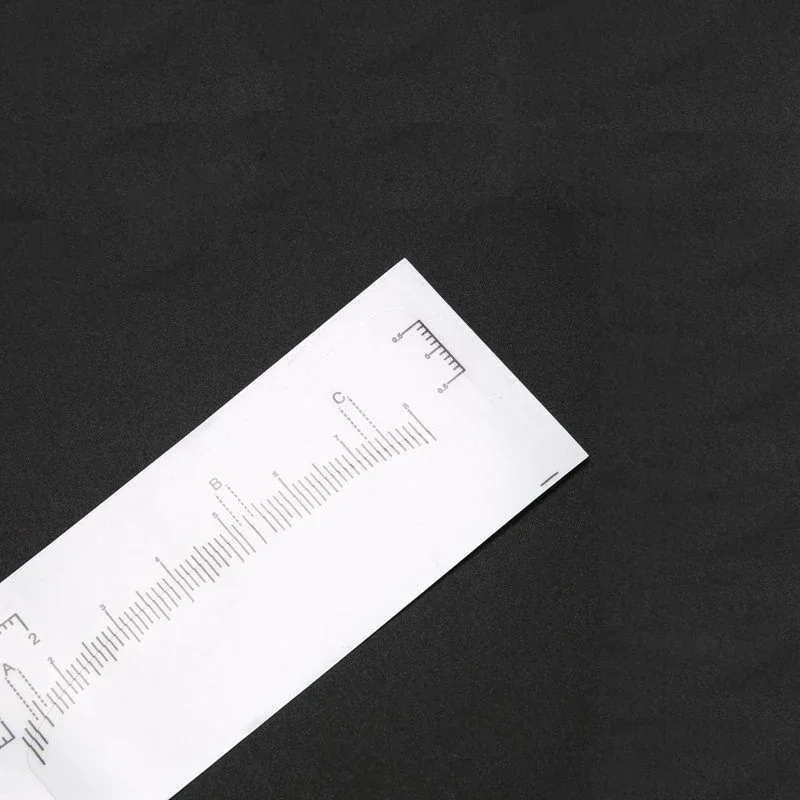 10 шт. наклейка-линейка для бровей одноразовая измерительная отметка
