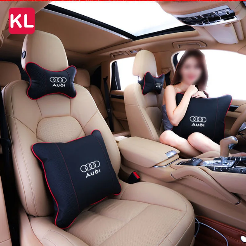 

Car Seat Neck Guard Headrest Cushion Lumbar Pillow Pillow Decoration For Audi A3 A4 A5 A6 A7 A8 Q2 Q3 Q7 Q5 Q8 S3 S4 S5 S6