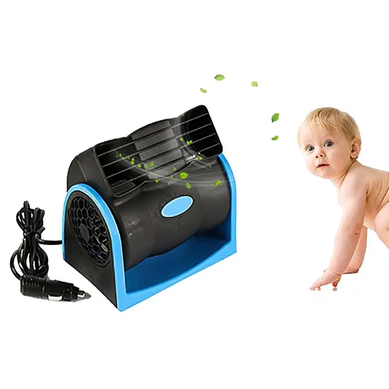 

12/24V Bladeless Vehicle Fan 12/24V Portable Vehicle Fan For Air Circulation 12/24V Portable Quiet Auto Small Fan For Summer Air