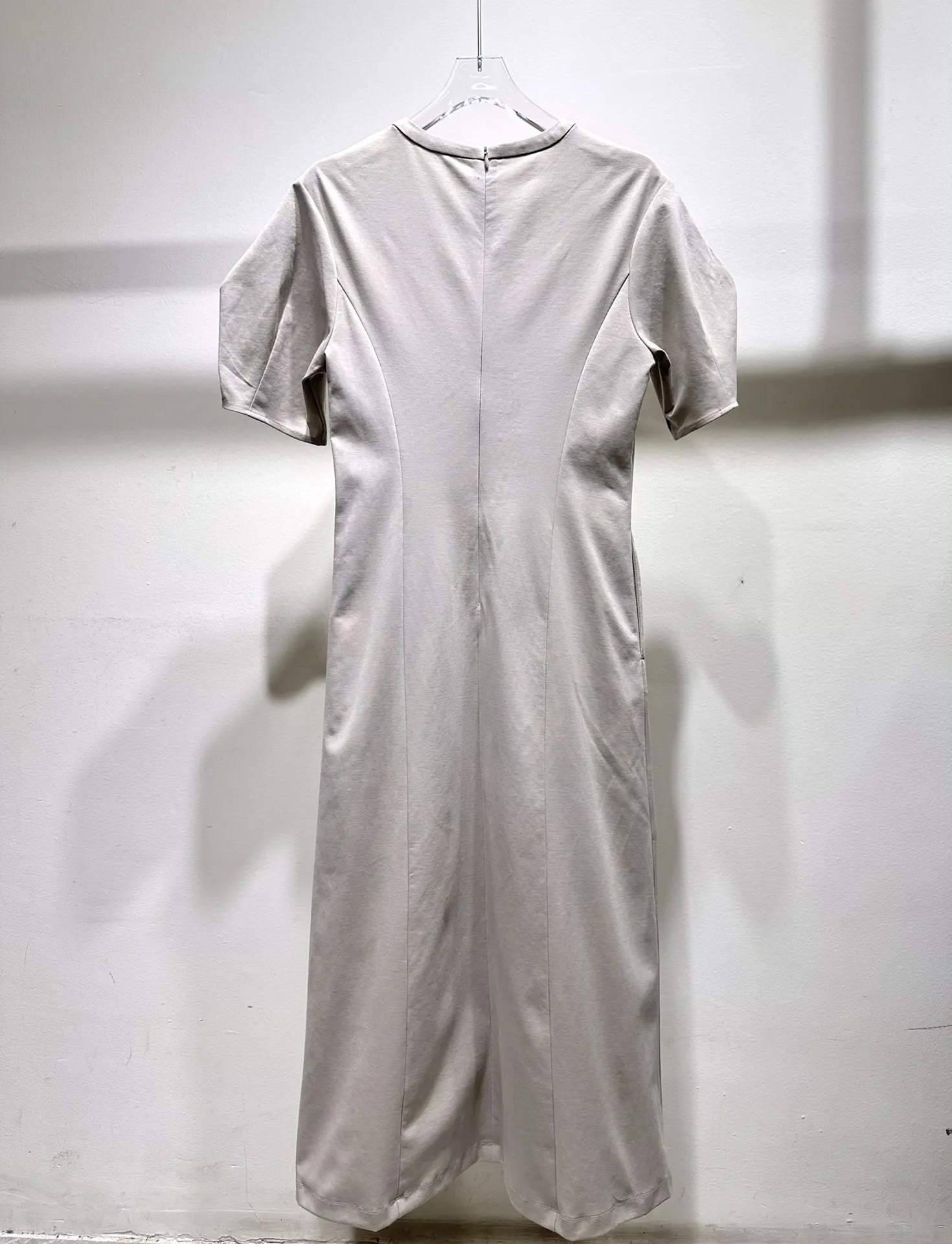 

Новое повседневное простое платье с рукавом-фонариком