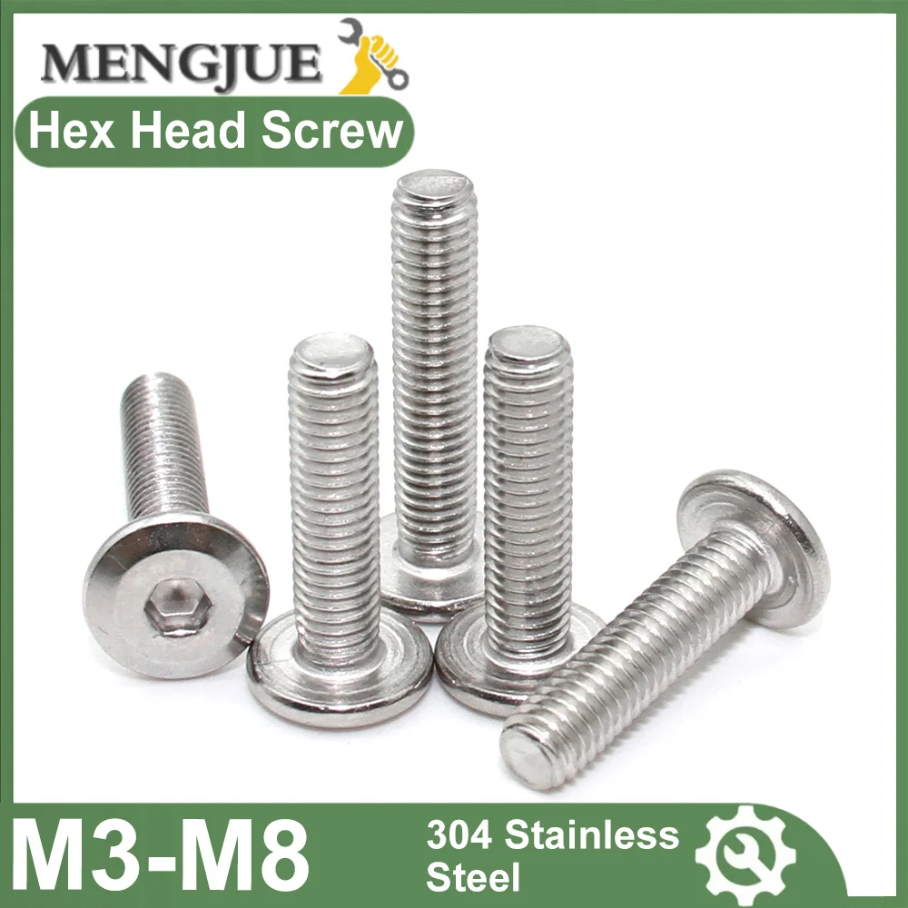 

Менджуэ шестигранные болты из нержавеющей стали M3-M8