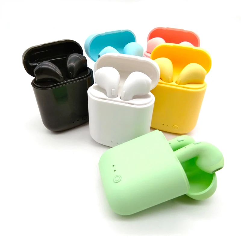 

i7 Mini2 TWS Bluetooth headphone Bluetooth 5.0 Earphone Matte Earbuds Charging Box Headset Wireless Headphones for xiaomi iphone