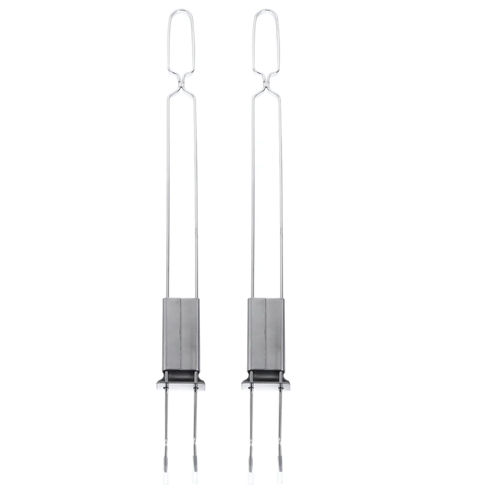

2pcs Rustproof Carving Fork For Meat Carving Fork Serving Fork Grill Fork Metal Forks Pasta Fork Meat Fork for BBQ