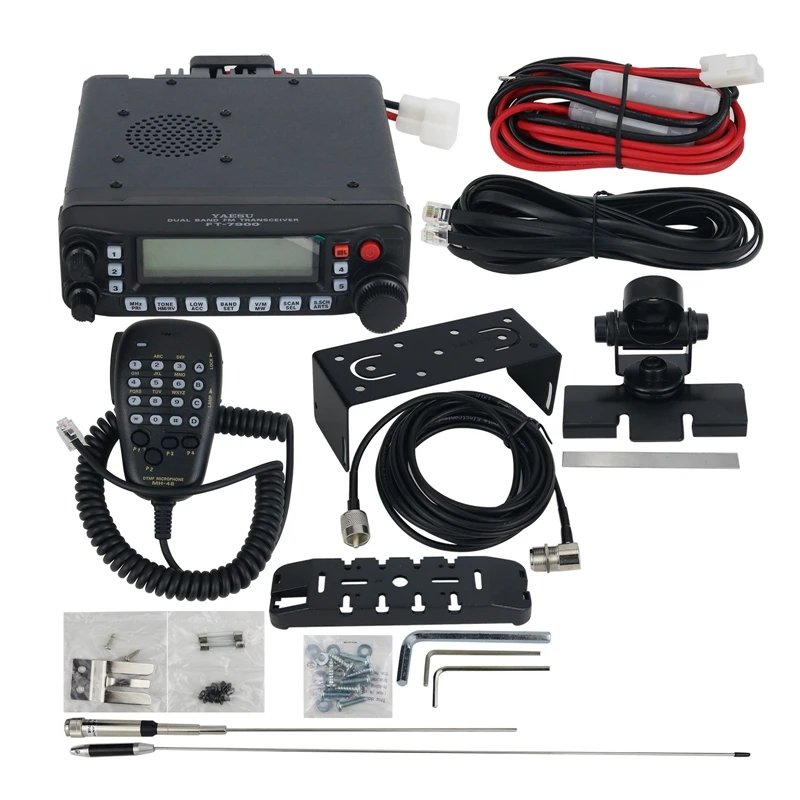 

For Yaesu FT-7900R Car Mobile Radio Dual Band 10KM 2 Way Radio Vehicle Base Station Radio Talkie Transceiver FT7900