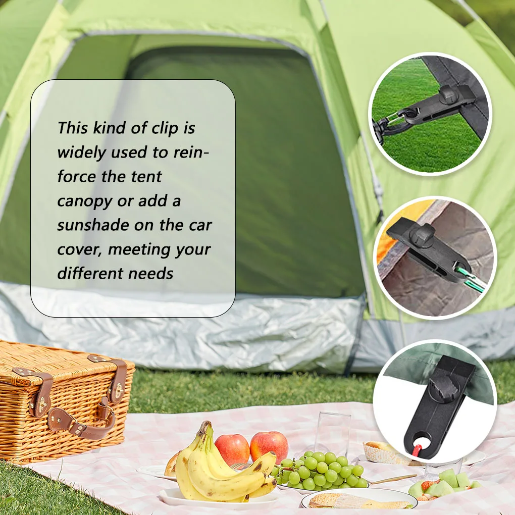 

10 шт./набор, водонепроницаемые зажимы для тента