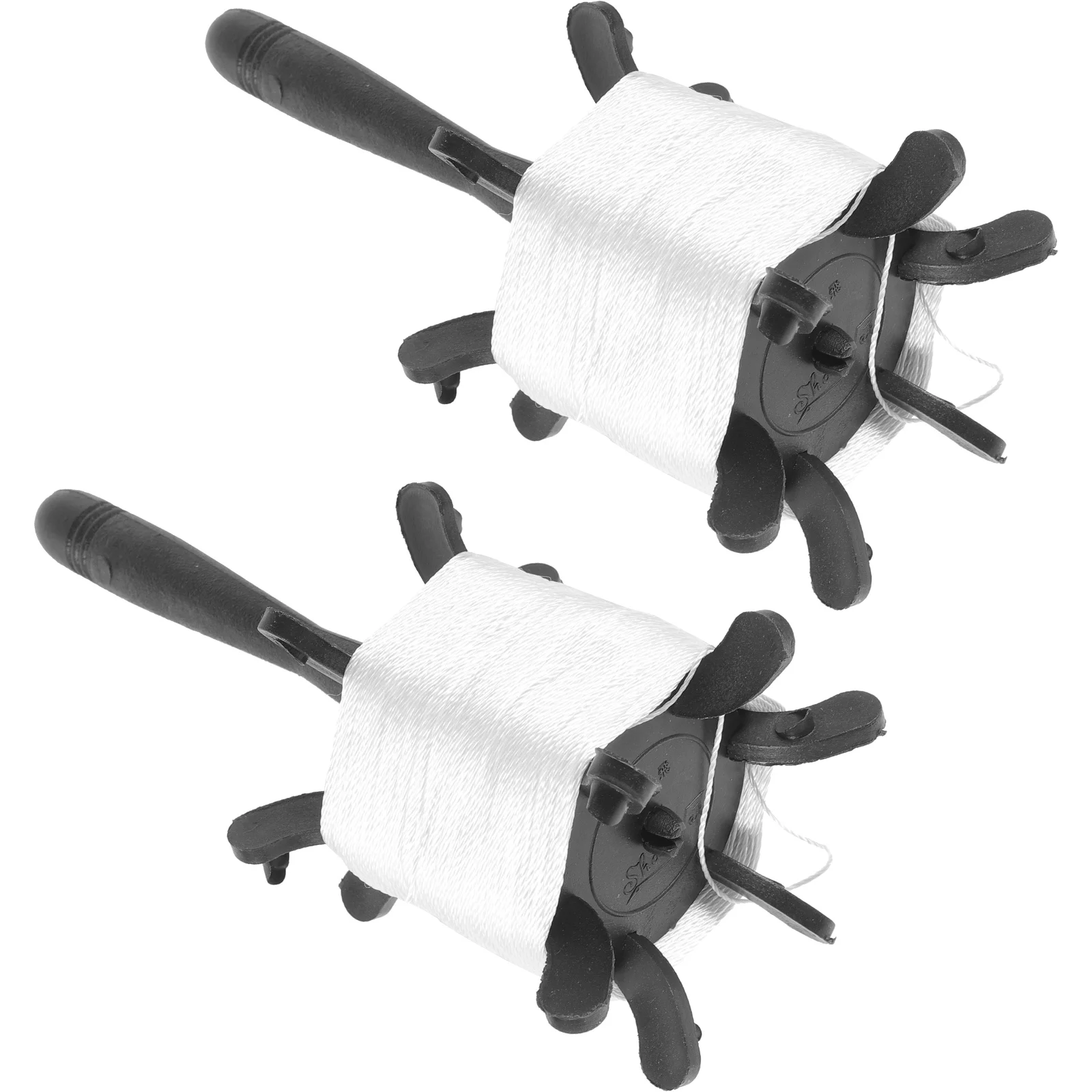 

2 Pcs Component Kite Reel Outdoor Tools Winder Winding Wheel Handle Plastic Sports Equipment