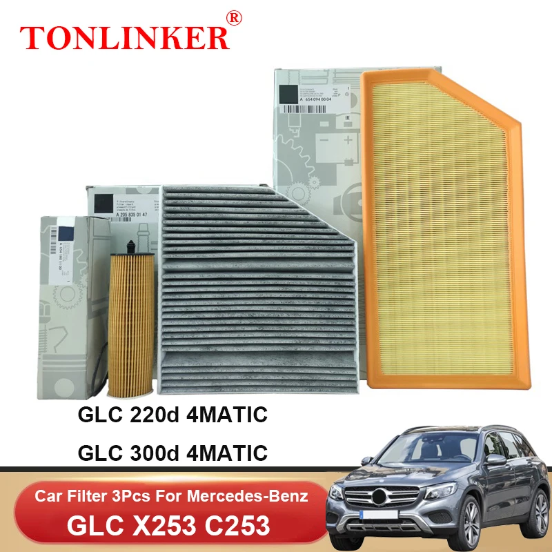 Oil Filter For Mercedes Benz Glc X253 C253 2019-2022 Glc 220d 300d 4matic Sport 2.0l Car Accessories