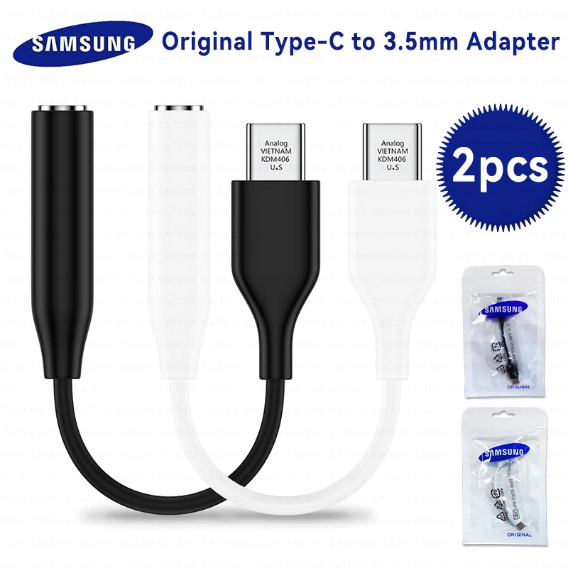 Оригинальный аудиоадаптер Usb Type-C на 3 5 мм кабель Aux наушники для Samsung Galaxy S22 S21 Ultra S20