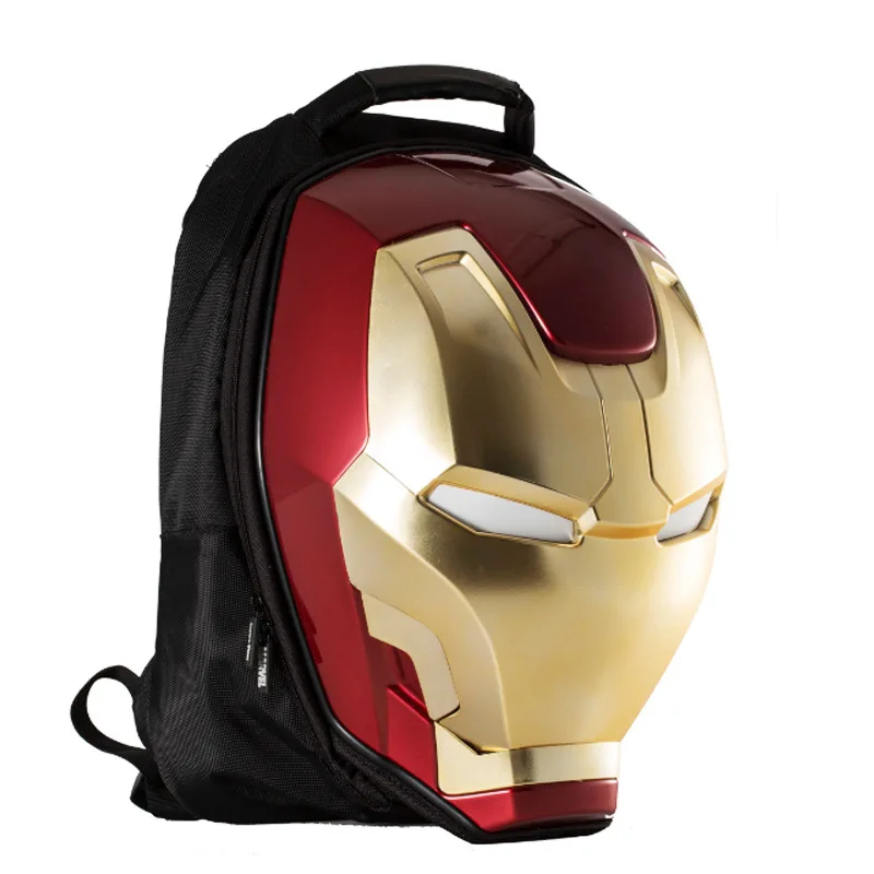 

Iron Man Men's Backpack Fashion Trend Backpack Men's Casual Canvas Travel Bag Korean Version College Student Bag