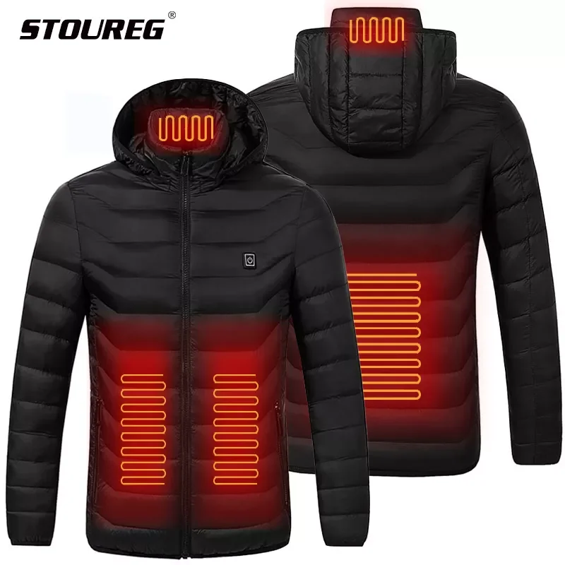Jackets Windproof Warm Fleece Heating Jeakets Men Waterproof Winter Hiking Jackets For Men Women Skiing Clothes S-3XL