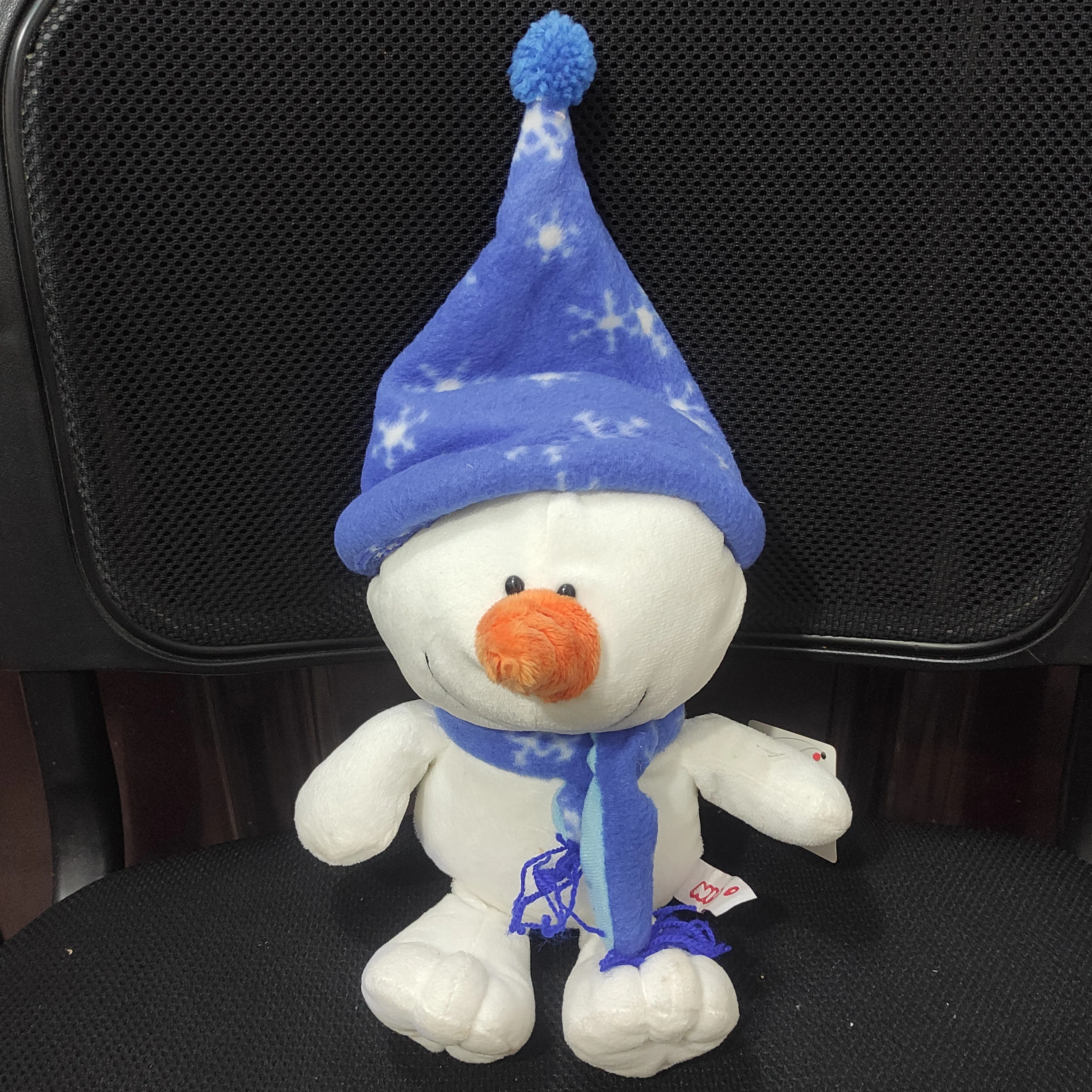 Красивая шапка-шарф со снеговиком мультяшная модель плюшевая игрушка набивная