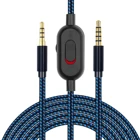 OFC сменный Плетеный удлинитель кабеля с регулировкой громкости Встроенный зажим для отключения звука для наушников Logitech Astro A10 A30 A40 TR A50