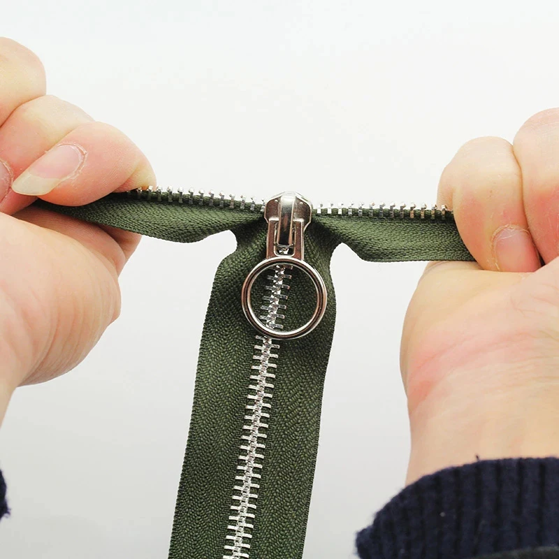 5 # металлический закрывающийся обруч на молнии женская одежда черная куртка