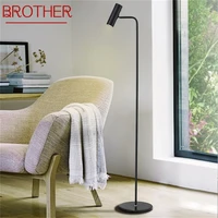 brother modern floor lamp simple led standing lighting marble living room bedroom decoration