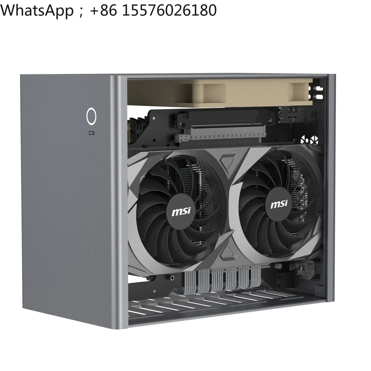 Фото 2026 2025 НОВЫЙ год, версия V2, AKLLA A2, корпус из алюминиевого сплава, ITX 1U, компактный корпус для настольного мини-компьютера, корпус A4 №1