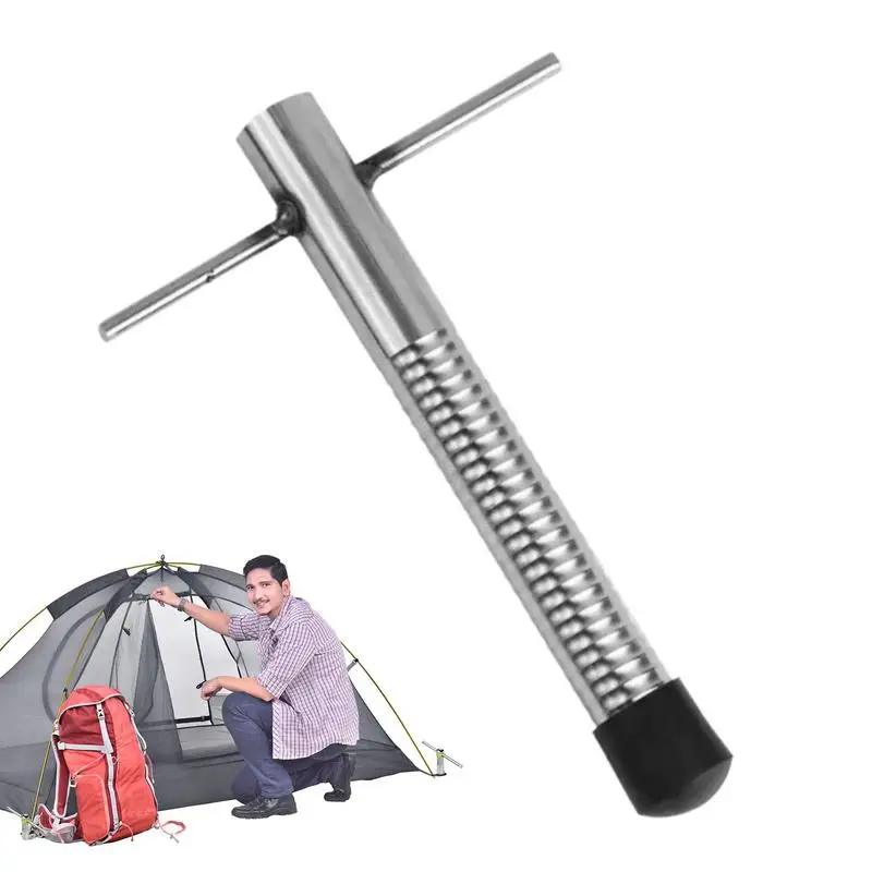 Шнек для зимней рыбалки Т-образный дизайн гвоздь из нержавеющей стали ледяное