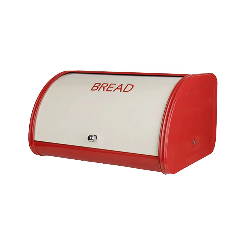 

1Pc Home Bread Bin Bread Metal Box Large Capacity Bread Box Storage Holder