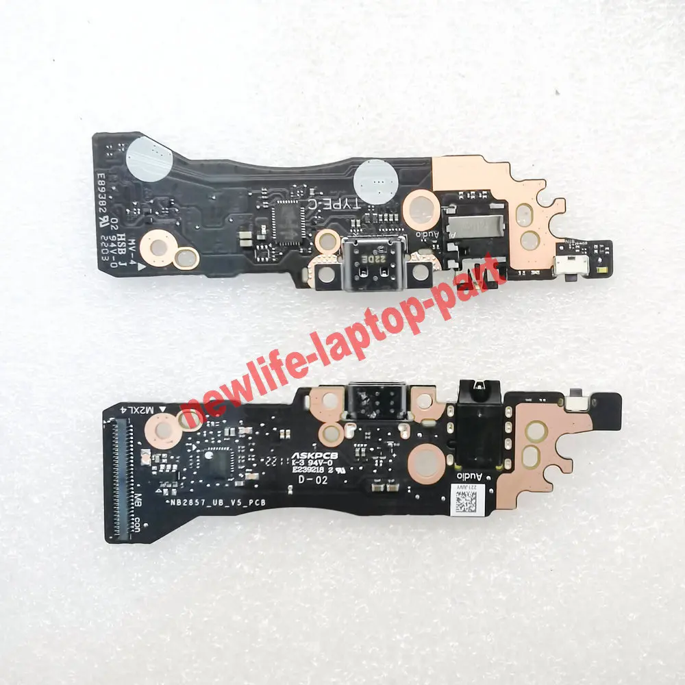 Оригинал для Lenovo Yoga Slim 7 13ACN5 82CY USB TYPE-C плата кнопки питания аудио NB2857 NB2857 _ ub5_pcb Бесплатная доставка