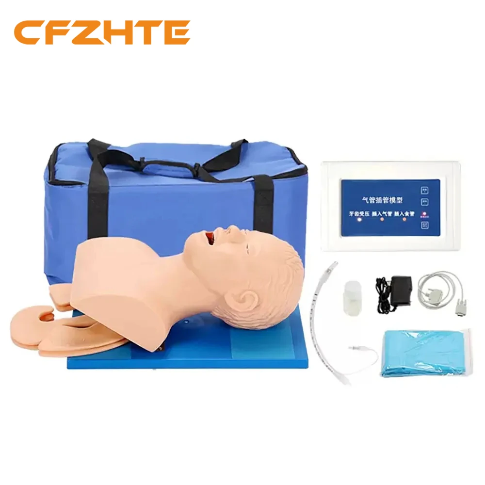 

Electronic Human Tracheal Intubation Model Oral Nasopharyngeal Adult Airway Emergency Medical Nursing Training Mannequin