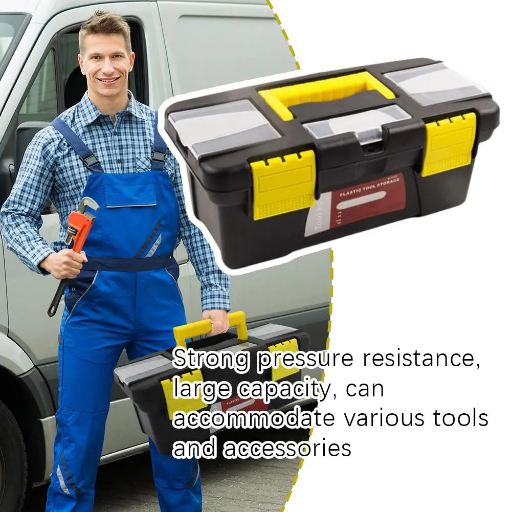 Двухслойный пластиковый ящик для инструментов мини-многофункциональный
