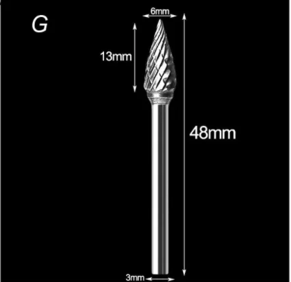 

Набор фрез из карбида вольфрама 3 мм Dremel для металла и дерева