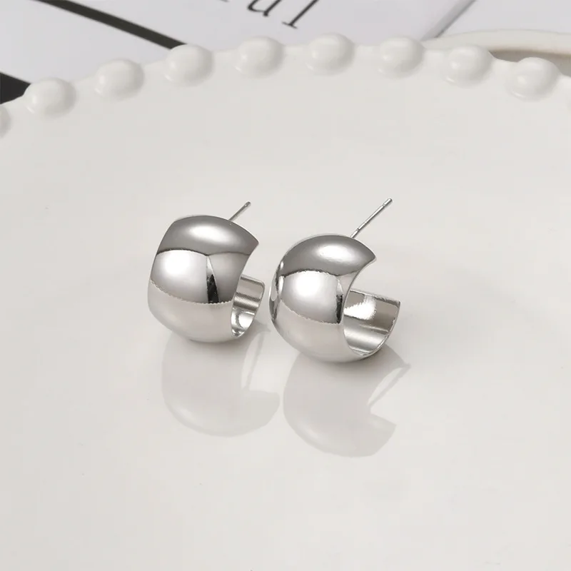 

Curved Silver Tibetan Silver Punk Style for Women Accessories Gift