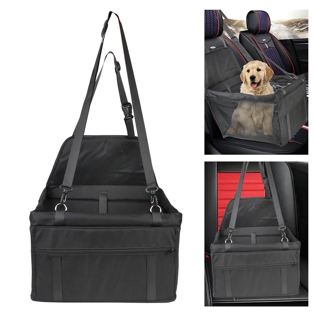 

Waterproof Folding Pet Supplies Safety Pet Car Seat Bag Double Thick Mesh Hanging Bags Travel Accessories Dog Mat Blanket