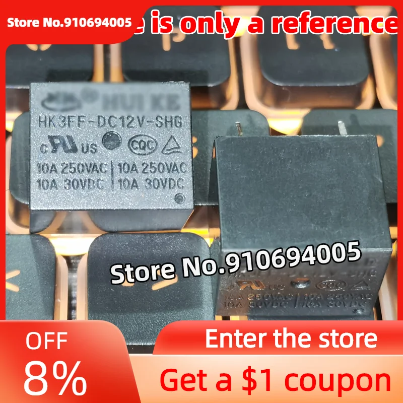 5 шт HK3FF-DC5V-SHG HK3FF-DC9V-SHG HK3FF-DC12V-SHG HK3FF-DC24V-SHG 5 в 9 в 12 В 24 в 5 футов Набор преобразований