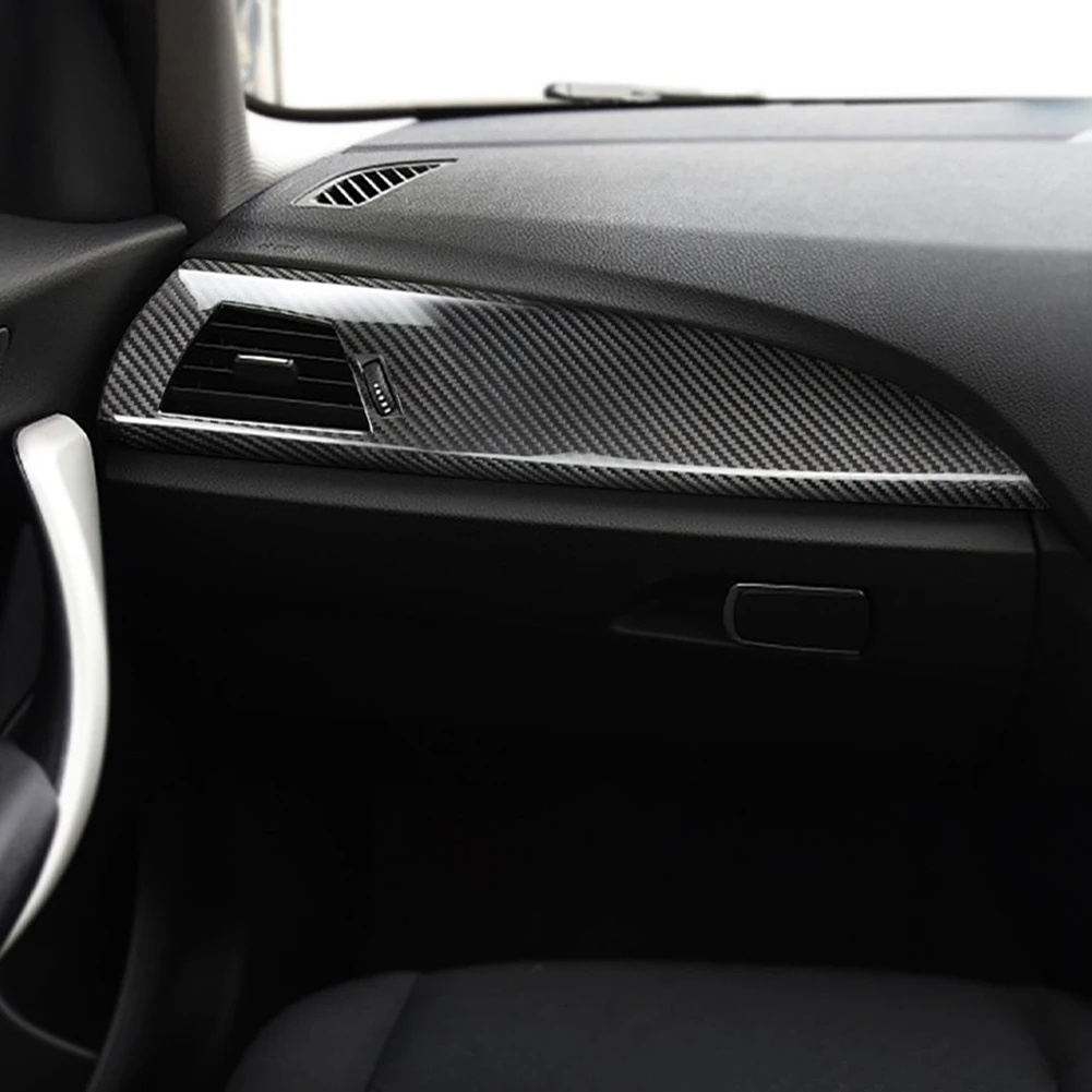 

Настоящее углеродное волокно для-BMW 1, 2 серии, F20, F21, F22, наклейка на панель приборной панели автомобиля, аксессуары для отделки, RHD