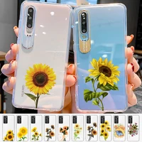 babaite sun flower phone case for huawei p 20 30 40 pro lite psmart2019 honor 8 10 20 y5 6 2019 nova3e