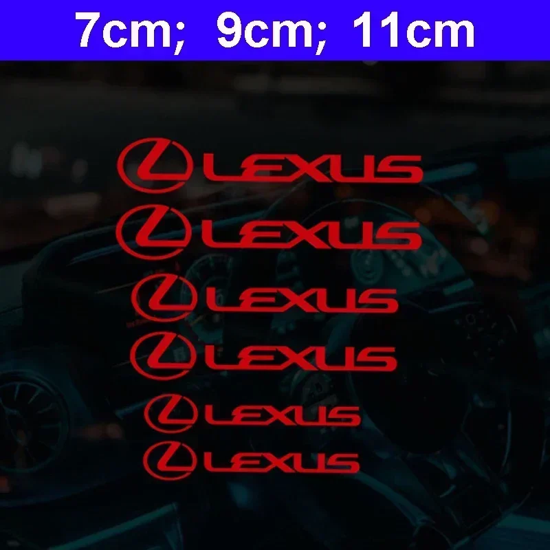 6 шт., тормозной суппорт колеса автомобиля, виниловая пленка, боковое зеркало заднего вида, крышка топливного бака, наклейки на окно багажника, модифицированное украшение