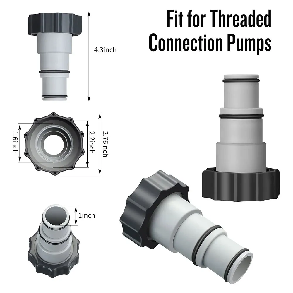 

Hose Adapters Adapter 2Pcs A Series Adapter Adaptor Pair Connection Pumps
