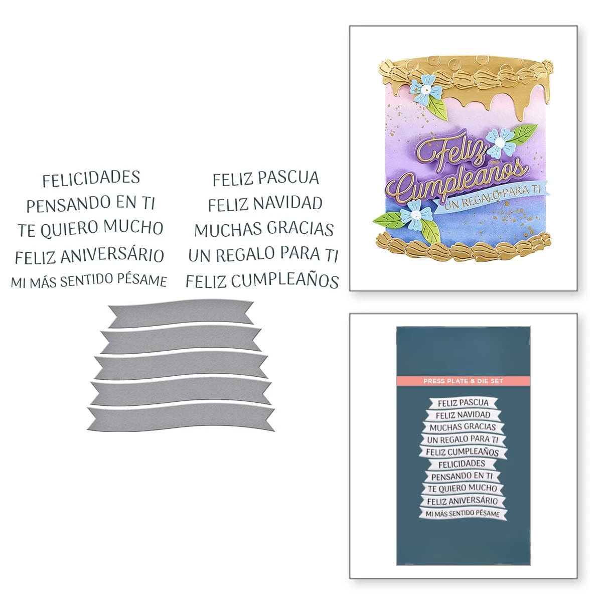 Штампы Sentiment для скрапбукинга