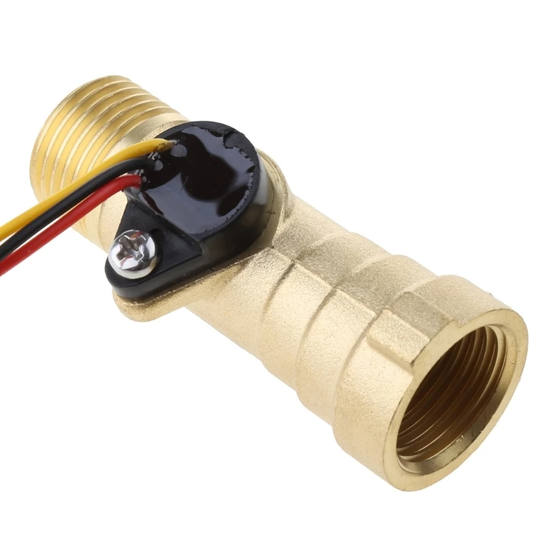 M17D &quotлатунный датчик расхода воды 2 0 МПа Холла турбинный расходомер DC5V-18V